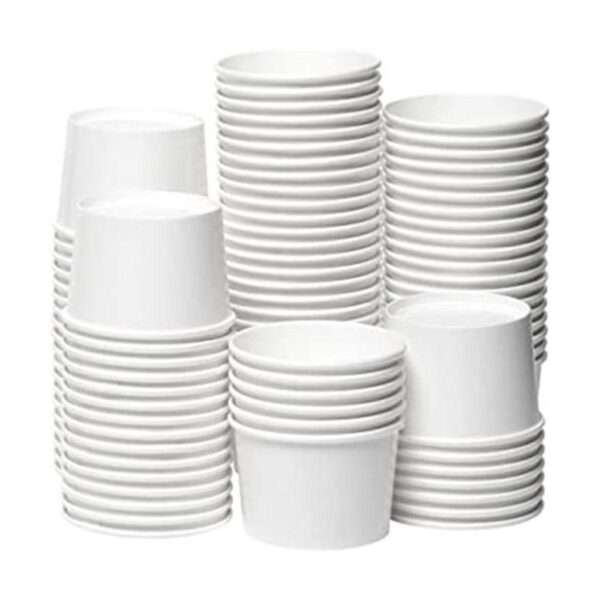 8 oz 100 unidades blanco Papernain papel desechables