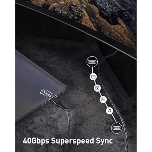 6.6 pies Cable USB 4 compatible con Thunderbolt cable_4