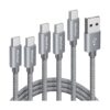 5 unidades Cable USB tipo C cargador de carga rápida_1