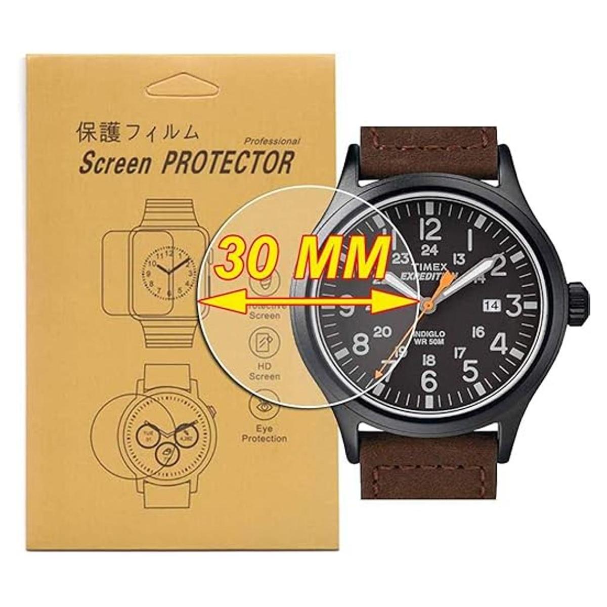 3 piezas para reloj redondo universal Timex HD protector