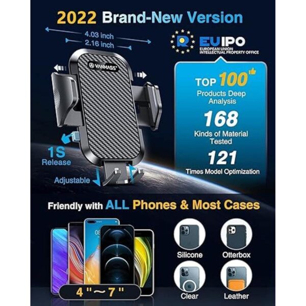 2022 Latest VANMASS Car Vent Phone Mount Super_5
