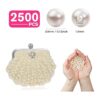 2500 piezas Cuentas de perlas cuentas redondas pequeñas_6