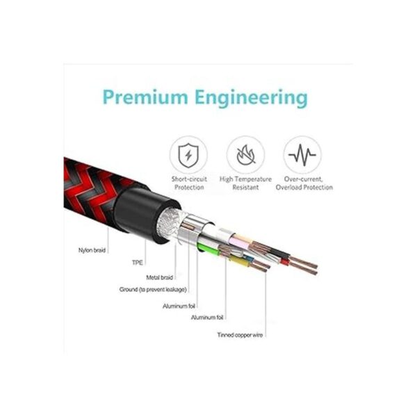 2 piezas Cable USB tipo C cable de carga de 6 pies 10_4