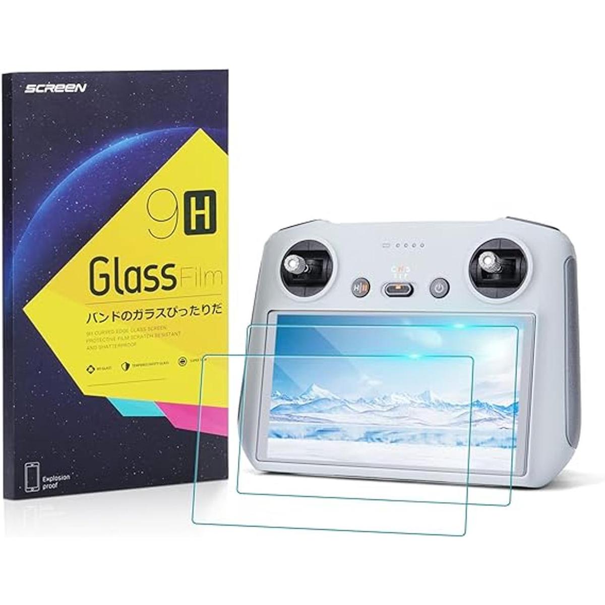 2 Pack SEASKY HD Tempered Glass Screen Protector for DJI