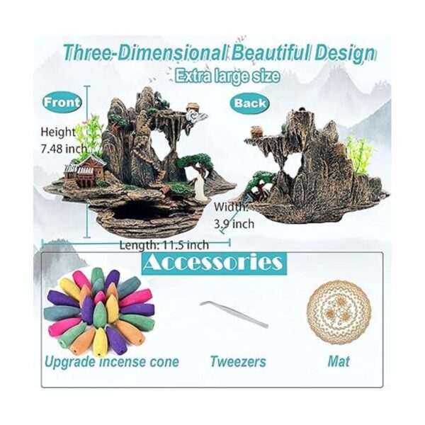 Zvaiuk Mountain Waterfall Incense BurnerBackfall Incense_2