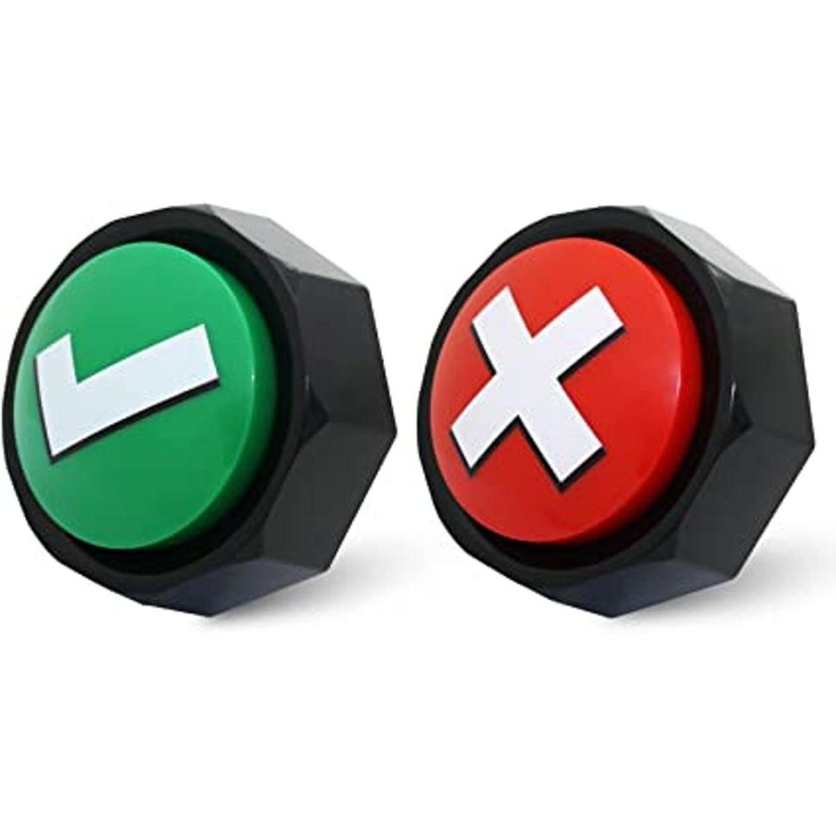 Zumbadores de respuesta botones de sonido juego de 2