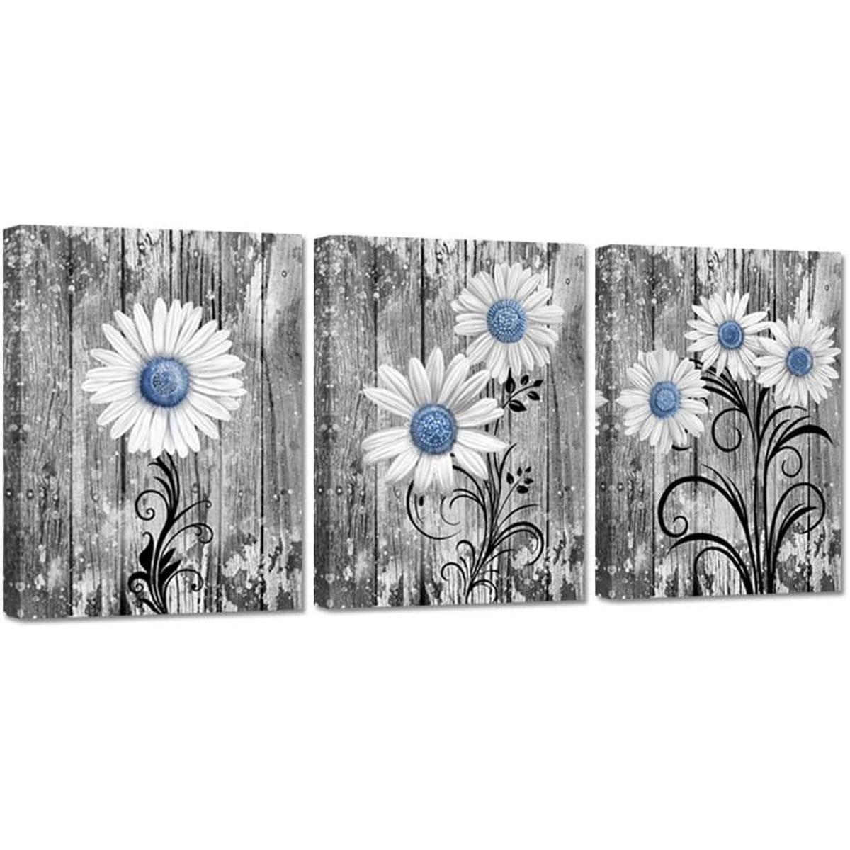 Zlove 3 piezas baño imagen decoración de pared rústica