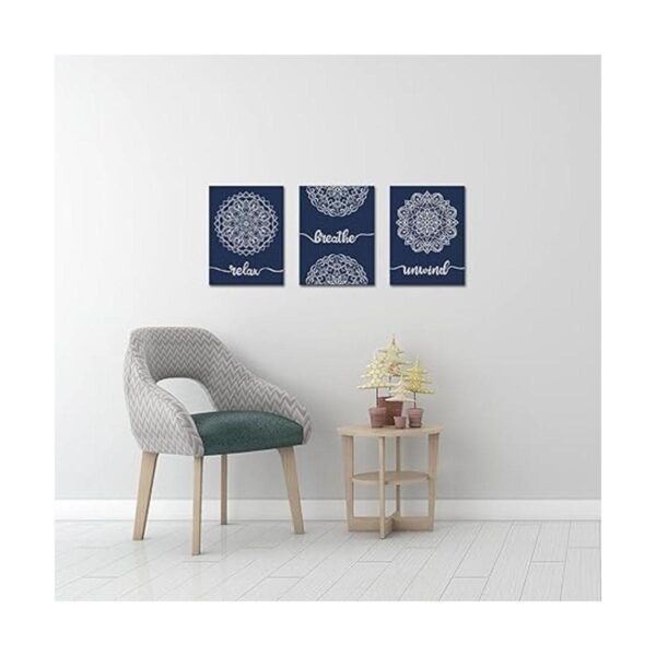 Zlove 3 piezas de letrero de baño azul para decoración de_3