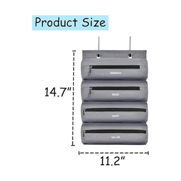 Ziplock Organizador de almacenamiento para cocina bolsa_4