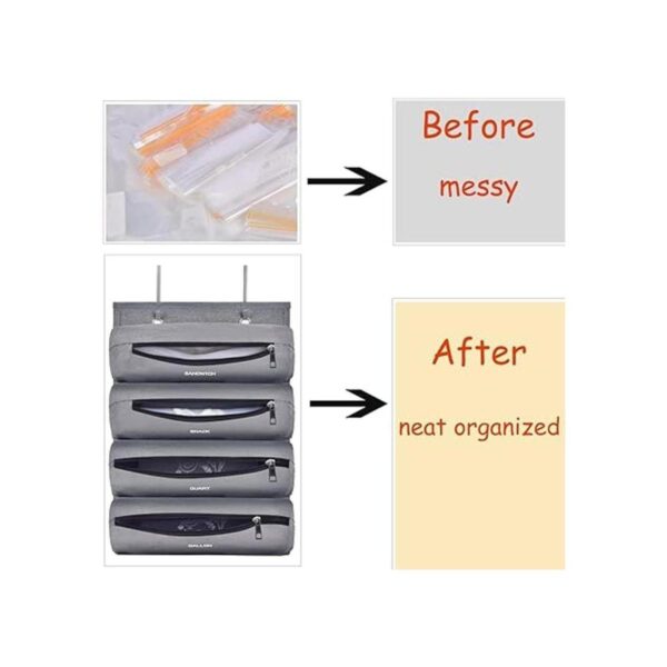 Ziplock Organizador de almacenamiento para cocina bolsa_5