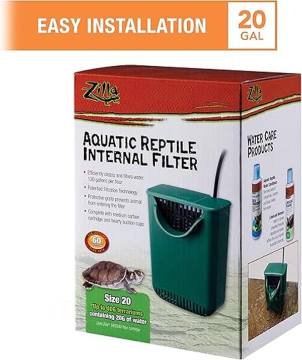 Zilla Filtro interno de reptiles acuáticos 20 galones_2