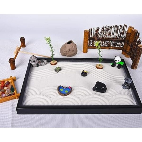 Zen Garden Kit Jardín japonés con mini pagoda Panda