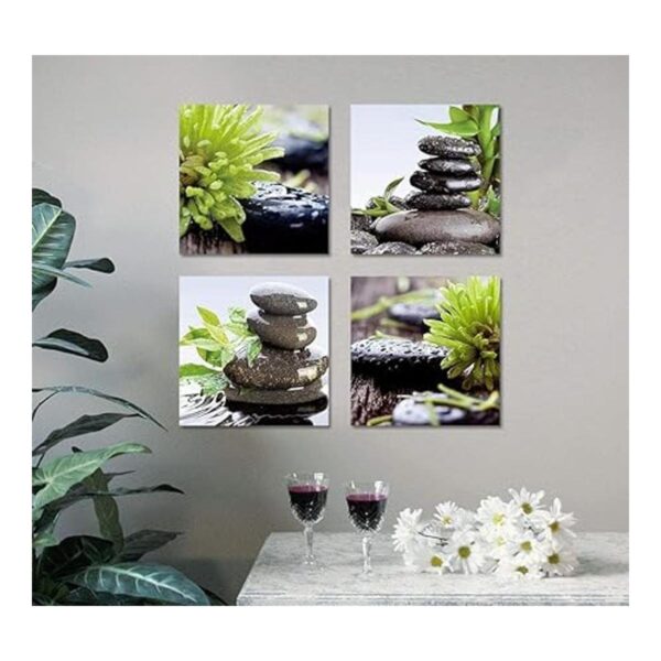 Zen Lienzo decorativo para baño arte de pared piedra de_4
