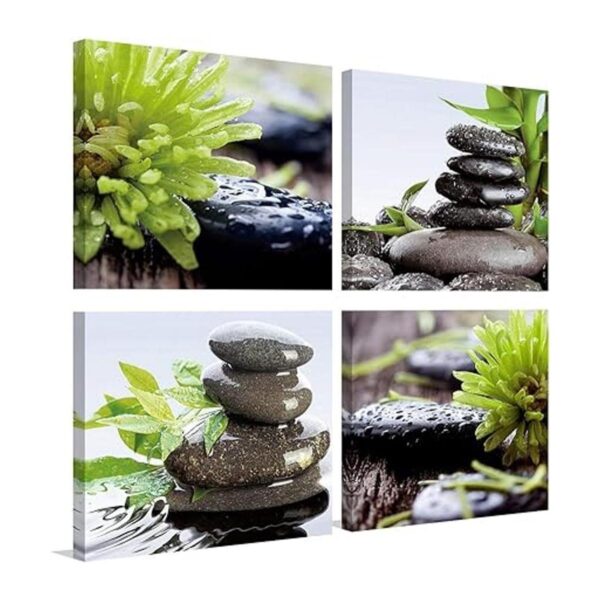 Zen Lienzo decorativo para baño arte de pared piedra de_1