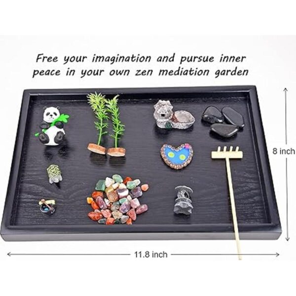 Zen Garden Kit Jardín japonés con mini pagoda Panda