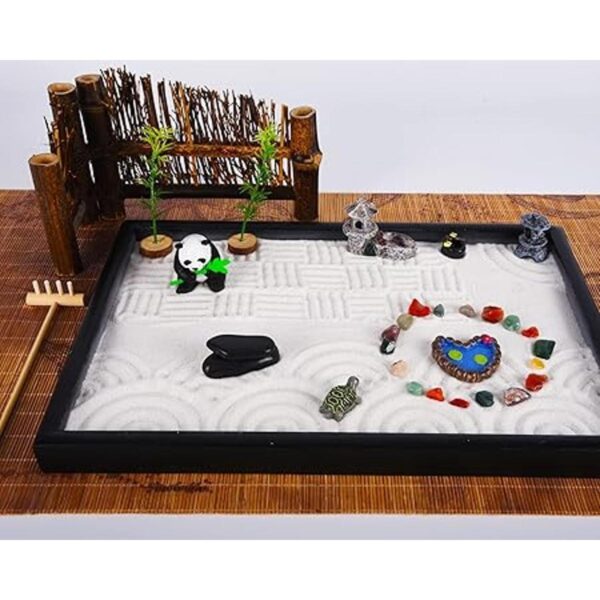 Zen Garden Kit Jardín japonés con mini pagoda Panda