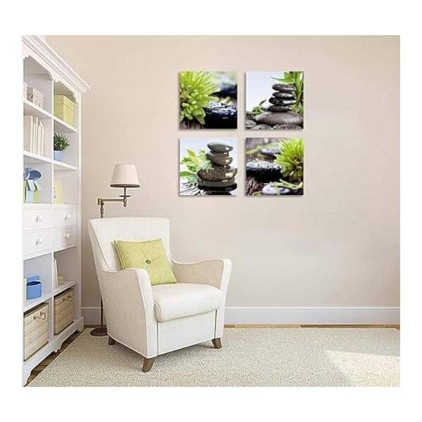 Zen Lienzo decorativo para baño arte de pared piedra de_5