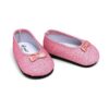 Zapatos con purpurina rosa claro se adaptan a muñecas_1