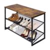 Zapatero independiente ajustable de 3 niveles 6 pares de_1