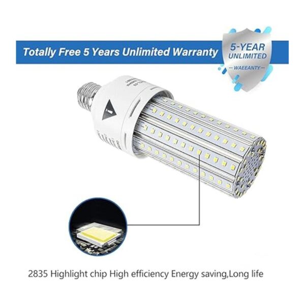 ZP Paquete de 2 bombillas LED equivalentes a 500 W 7500_3