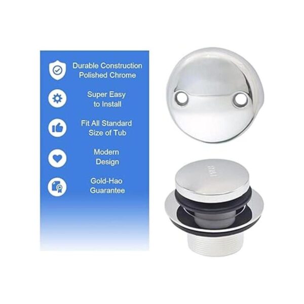 ZOEHE STORE Escurridor de baño con punta y placa frontal