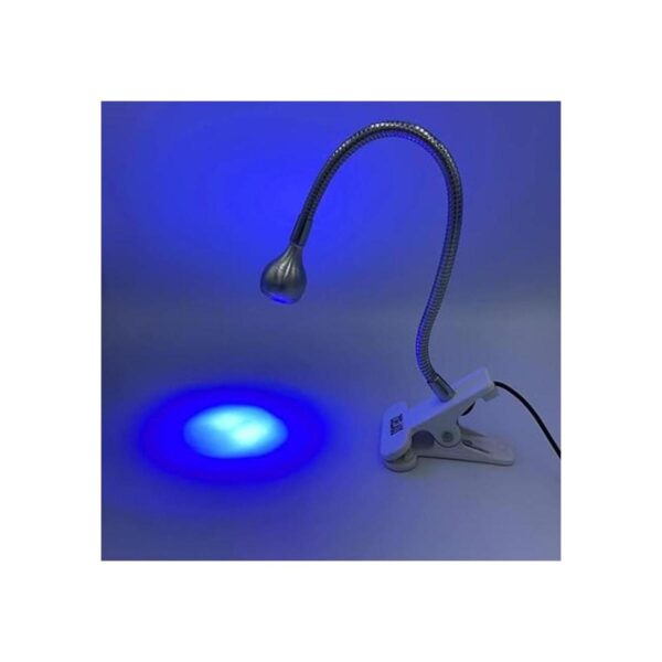 ZOELASS Big Chip 395 nm UV LED negro con cuello de cisne y