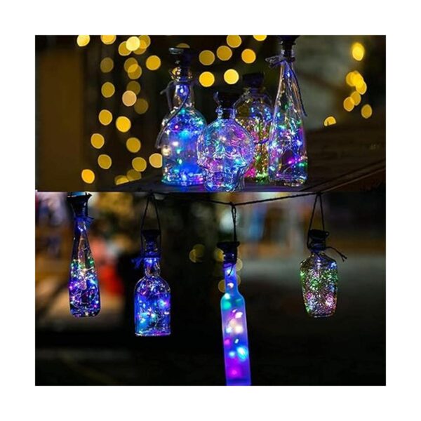 ZNYCYE Paquete de 8 luces solares para botellas de vino_4