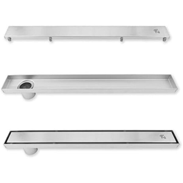 ZOIC Rejilla de suelo lineal Stealth para baño y ducha_4