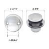 ZOEHE STORE Escurridor de baño con punta y placa frontal