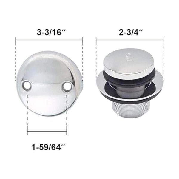 ZOEHE STORE Escurridor de baño con punta y placa frontal