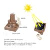ZNYCYE Paquete de 8 luces solares para botellas de vino_3