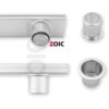 ZOIC Rejilla de suelo lineal Stealth para baño y ducha_5