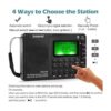 ZHIWHIS Radio Bluetooth portátil radios FM AM de onda_3
