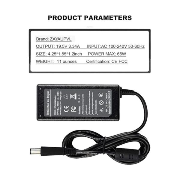 ZAYUPVL Dell 65W 0.291 in adaptador de CA de repuesto para_2