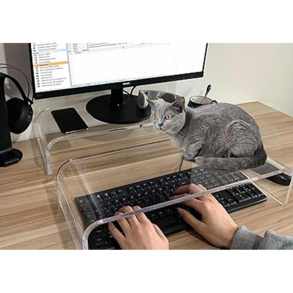 ZEAYIFA Soporte de acrílico transparente para monitor_2