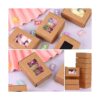 Ywin 96 piezas de mini caja de papel kraft con cajas de