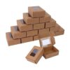 Ywin 96 piezas de mini caja de papel kraft con cajas de