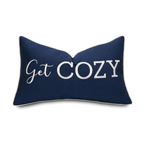 YugTex Get Cozy Sentiment Funda de almohada lumbar_1