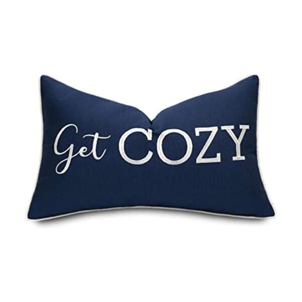 YugTex Get Cozy Sentiment Funda de almohada lumbar_1