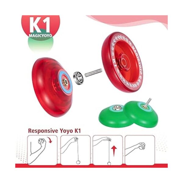 Yoyo Paquete de 2 Yoyo sensible K1 para niños_5