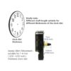 Youngtown 12888 Mecanismo de movimiento de reloj_2