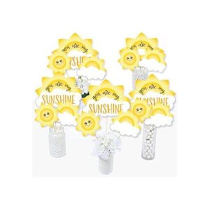 You are My Sunshine Palitos de centro de mesa para baby_1