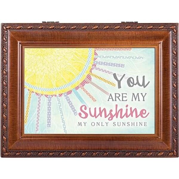 You Are My Only Sunshine Woodgrain Keepsake Caja de música
