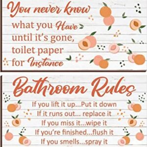 Yookeer 2 piezas de placa de pared para reglas de baño