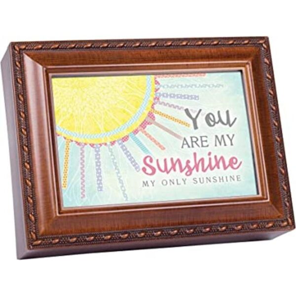 You Are My Only Sunshine Woodgrain Keepsake Caja de música