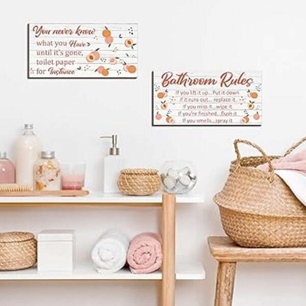 Yookeer 2 piezas de placa de pared para reglas de baño