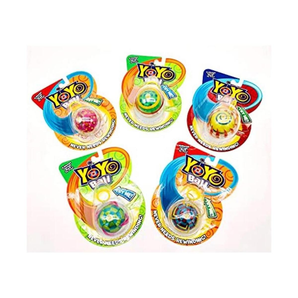 YoYo Ball Party Paquete de 5 unidades como se ve en la