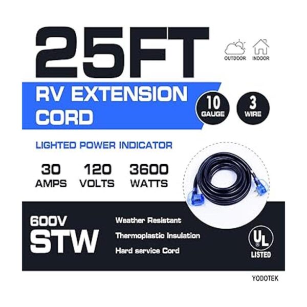 Yodotek Cable de extensión TT30P a TT30R de 30 amperios_2