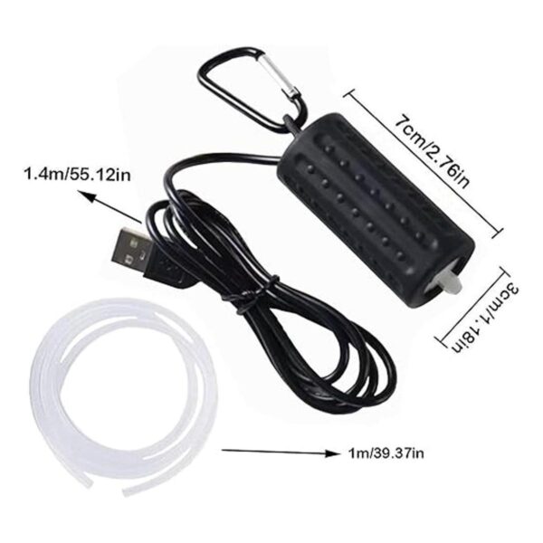 Yokosea Bomba de aire USB para acuario ultra silenciosa_5