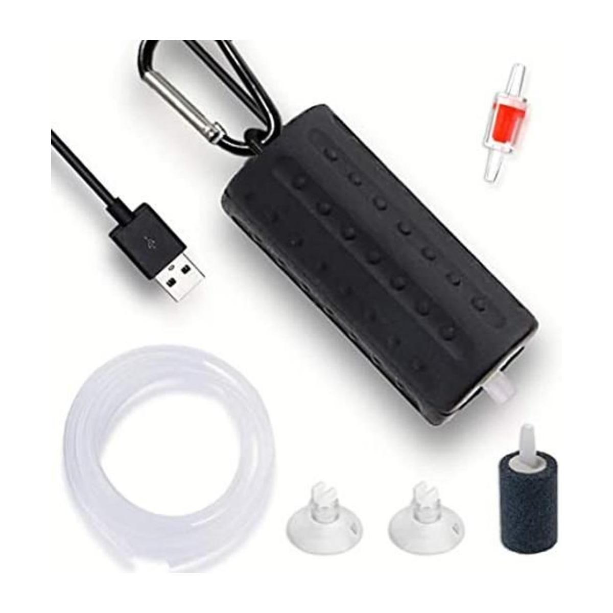 Yokosea Bomba de aire USB para acuario ultra silenciosa